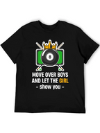 Billiards Girl T-Shirt - Move Over Boys