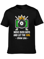Billiards Girl T-Shirt - Move Over Boys