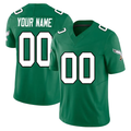Custom1 Philadelphia Eagles Alternate Vapor F.U.S.E. Limited Jersey1 - Kelly Green Stitched American Football Jerseys