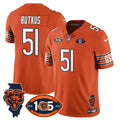 Mens Chicago Bears 1920-2025 The Chicago Bears Vapor Limited Jersey  All Stitched
