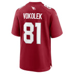 Travis Vokolek Arizona Cardinals Nike Team Game Jersey -  Cardinal