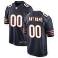 Custom1 Chicago Bears Navy Game Jersey1