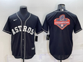 Men's Houston Astros Black Replica Player Jersey1