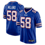 Matt Milano Buffalo Bills Nike Game   Jersey - Royal