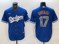 Men's Los Angeles Dodgers Shohei Ohtani Blue Replica Player Jersey1