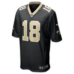 Keith Kirkwood New Orleans Saints Nike Team Game Jersey -  Black