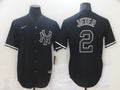 Men's New York Yankees Derek Jeter #2 Black Authentic Game Jersey1