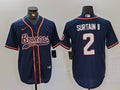 Men's Denver Broncos Patrick Surtain II #2 Navy Player Jersey1