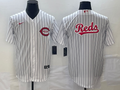 Men's Cincinnati Reds White 2022 MLB at Field of Dreams Game Authentic Team Jersey1