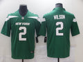 Men's New York Jets Zach Wilson #2 Gotham Green Game Jersey1