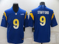 Men's Los Angeles Rams Matthew Stafford #9 Blue Vapor Limited Jersey1