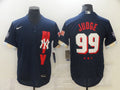 Men's New York Yankees Aaron Judge #99 Navy All Star Game Jersey1