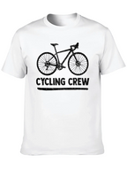 Cycling Crew Black Graphic Tee Shirt