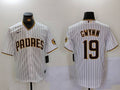 Men's San Diego Padres #19 Tony Gwynn White Stitched Jersey1