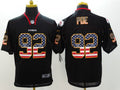 Men's Kansas City Chiefs Dontari Poe #92 Black Game Jersey1