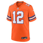 Tim Patrick Denver Broncos Nike Mile High Collection 1977 Throwback   Game Jersey - Orange