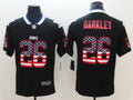 Men's New York Giants Saquon Barkley #26 Black Game Jersey1
