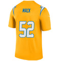 #52 Khalil Mack Player LA.Chargers Gold Game Stitched Football Jerseys