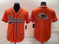 Men's Denver Broncos Orange Game Jersey1