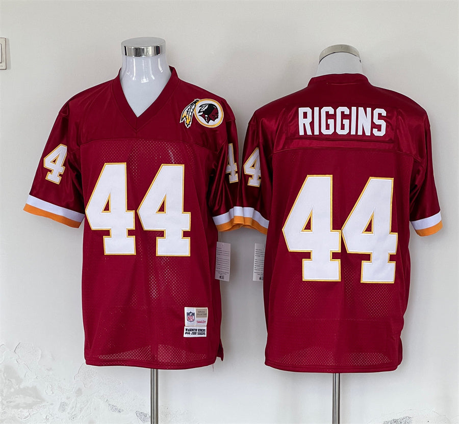 Men's Washington Redskins John Riggins  Burgundy Legacy Replica Jersey1