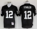 Men's Oakland Raiders Ken Stabler  Black Legacy Replica Jersey1