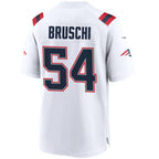 #54 Tedy Bruschi Player NE.Patriots White Game Football Jerseys