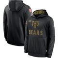 Men's Chicago Bears NFL 2020 Salute to Service Hoodie1 Black