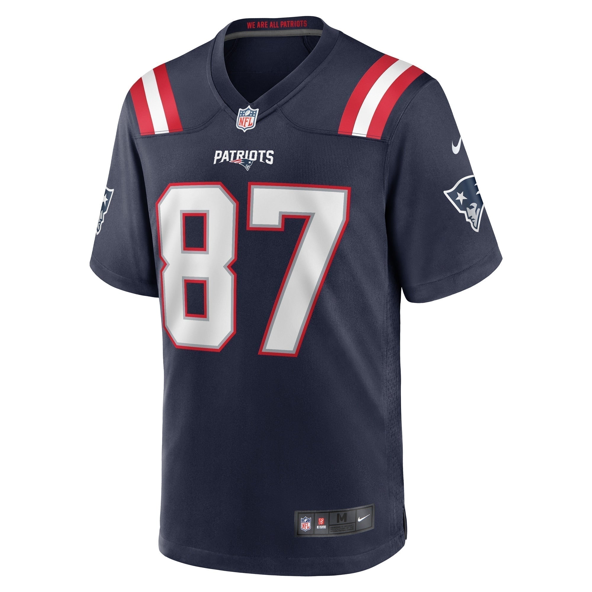 Matt Sokol New England Patriots Nike Game   Jersey - Navy