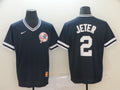 Men's New York Yankees Derek Jeter #2 Navy Stitched Jersey1