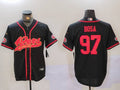 Men's San Francisco 49ers Nick Bosa #97 Black Replica Player Jersey1