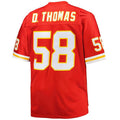 KC.Chiefs #58 Derrick Thomas  Red Big & Tall 1994 Retired Player Replica Jersey