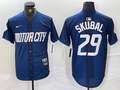 Men's Detroit Tigers Tarik Skubal #29 Navy 2024 City Connect Limited Jersey1