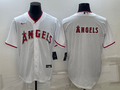 Men's Los Angeles Angels White Alternate Replica Team Jersey1