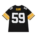 P.Steelers #59 Jack Ham Player Black  Limited/Replica Stitched American Football Jerseys