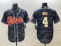 Men's Kansas City Chiefs Rashee Rice #4 Grey Camouflage Player Jersey1 Joint Edition