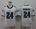 Men's Philadelphia Eagles Jordan Howard #24 White Game Jersey1
