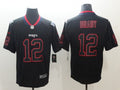 Men's New England Patriots Tom Brady #12 Black Game Jersey1