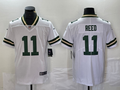 Men's Green Bay Packers Jayden Reed #11 White Player Game Jersey1