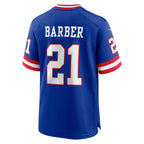 Tiki Barber New York Giants Nike Classic Retired   Game Jersey - Royal