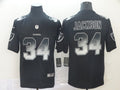 Men's Las Vegas Raiders Bo Jackson #34 Black Authentic Game Jersey1