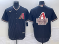 Men's Arizona Diamondbacks Black Replica Player Jersey