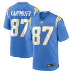 Hunter Kampmoyer Los Angeles Chargers Nike Game   Jersey - Powder Blue