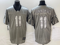 Men's Las Vegas Raiders Sebastian Janikowski #11 Gray Game Jersey1