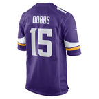 Joshua Dobbs Minnesota Vikings Nike  Game Jersey -  Purple