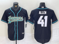 Men's Jacksonville Jaguars Josh Hines-Allen #41 Black Game Jersey1