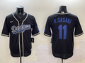 Men's Los Angeles Dodgers Roki Sasaki #11 Black Game Jersey