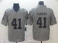 Men's New Orleans Saints Alvin Kamara #41 Gray Alternate Game Jersey1