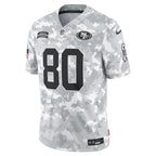 Jerry Rice San Francisco 49ers Nike 2024 Salute to Service Retired   Limited Jersey - Arctic Camo