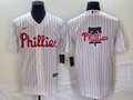 Men's Philadelphia Phillies White Home Replica Team Jersey1