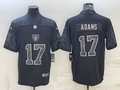 Men's Las Vegas Raiders Davante Adams #17 Black RFLCTV Limited Jersey1